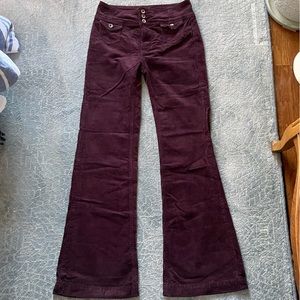 Pilcro by Anthropologie Corduroy Flare Pants size 27